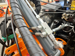 hydraulische arm met 130cm maaibalk mod falco