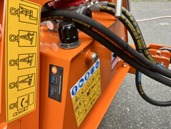 hydraulische arm met 130cm maaibalk mod falco hw