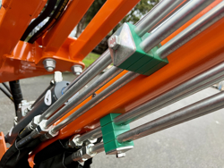 hydraulische arm met 130cm maaibalk mod falco hw