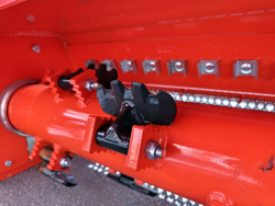 hydraulisch verschuifbare klepelmaaier met hamerklepels zware uitvoering model gorilla 180