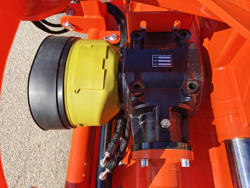 hydraulisch verschuifbare klepelmaaier met hamerklepels zware uitvoering model gorilla 180