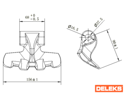 hydraulisch verschuifbare klepelmaaier met hamerklepels zware uitvoering model gorilla 200