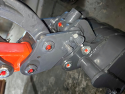 mechanische snelwissel voor mini graafmachine s100