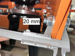 rotorkopeg met kooirol voor tractoren 30 70 pk