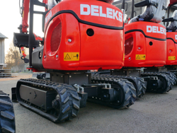 mini graafmachine met toebehoren 1 ton mod m100