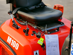 mini graafmachine met toebehoren 1 ton mod m100