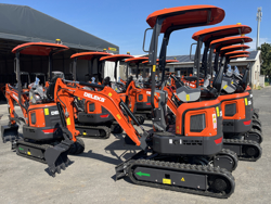 mini graafmachine met toebehoren mod m120
