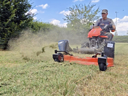 tweewiel tractor eenasser multimachine loncin benzinemotor