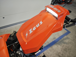 tweewiel tractor eenasser multimachine loncin benzinemotor