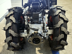 tweewiel tractor eenasser multimachine loncin benzinemotor