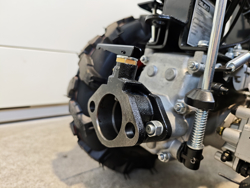 tweewiel tractor eenasser multimachine loncin benzinemotor