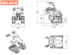 tweewiel tractor eenasser multimachine loncin benzinemotor zeus ltr