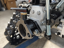 tweewiel tractor eenasser multimachine loncin benzinemotor zeus ltr