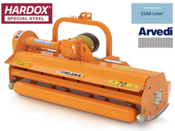 klepelmaaier met zijdelingse verschuiving middelzware uitvoering 160 cm mod. leopard 160 sp