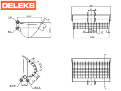 graafbak voor minigraafmachine m100 600st