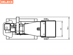 benzine hakselaar versnipperaar met motor mod. dk 1000t