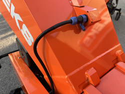 benzine hakselaar versnipperaar met motor mod. dk 1000t