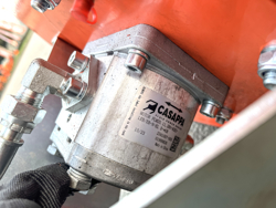 hydraulische armmaaier klepelmaaier met verlengarm voor tractoren mod airone