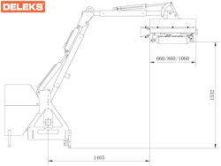 hydraulische armmaaier klepelmaaier met verlengarm voor tractoren mod airone