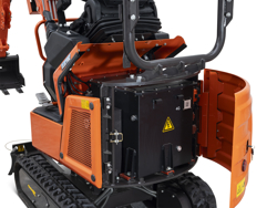 mini graafmachine met toebehoren mod e110