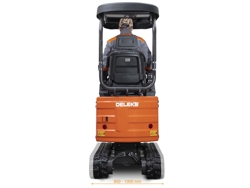mini graafmachine met toebehoren mod e120