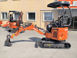 mini graafmachine met toebehoren mod e120