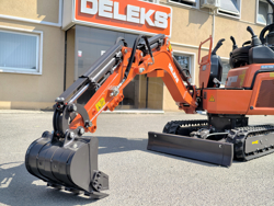 mini graafmachine met toebehoren mod e120