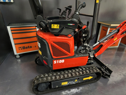 mini graafmachine met toebehoren mod s100