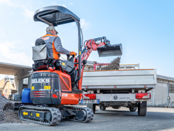 mini graafmachine met toebehoren mod s100