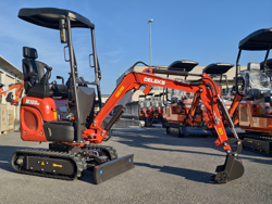 mini graafmachine met toebehoren mod m100se