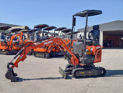 mini graafmachine met toebehoren mod m100se