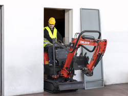 mini graafmachine met toebehoren mod m100se