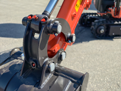 mini graafmachine met toebehoren mod m100se