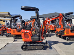 mini graafmachine met toebehoren mod m100se