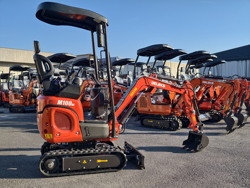 mini graafmachine met toebehoren mod m100se