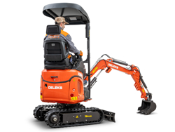 mini graafmachine met toebehoren mod m100se