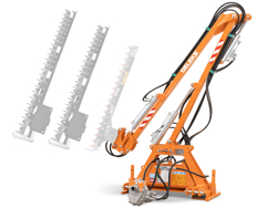 hydraulische arm met 130cm maaibalk mod falco