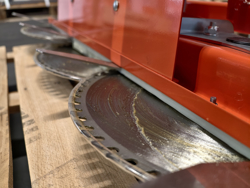 hydraulische snoeizaag met 3 zaagbladen hrdisc3