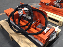 hydraulische snoeizaag met 3 zaagbladen cutter3