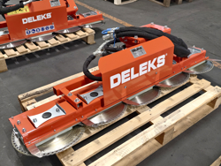hydraulische snoeizaag met 5 zaagbladen hrdisc5