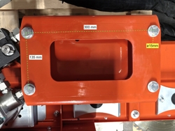 hydraulische snoeizaag met 5 zaagbladen hrdisc5