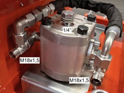 hydraulische snoeizaag met 3 zaagbladen hrdisc3