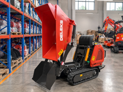 mini rupsdumper mini dumper op rupsbanden met kubota m8000