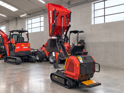 mini rupsdumper mini dumper op rupsbanden met kubota m8000