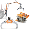 houtgrijpers houtklemmen boomgrijper bomentang met of zonder hydraulische rotator