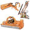 klepelmaaier met hamerklepel klepelmaaier met zijdelingse verschuiving hydraulische maaier met uitschuifarm